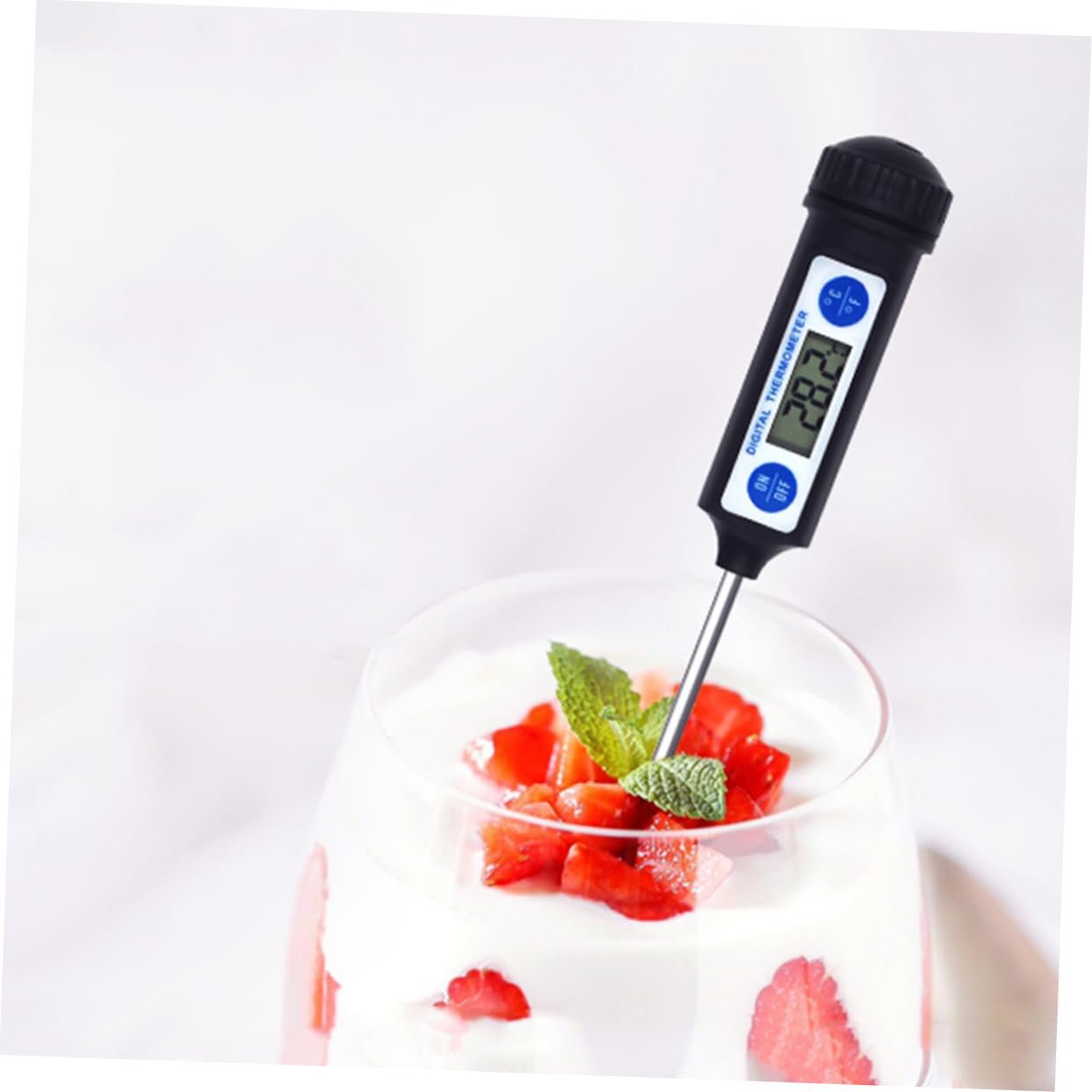 2 Pieces Food Thermometer Cooking Thermometer Espresso Thermometer Digital Meat Thermometer BBQ Thermometer Accurate Major Water Thermometer 2 Pieces Food Thermometer Cooking Thermometer Espresso Thermometer Digital Meat Thermometer BBQ Thermometer Accurate Major Water Thermometer