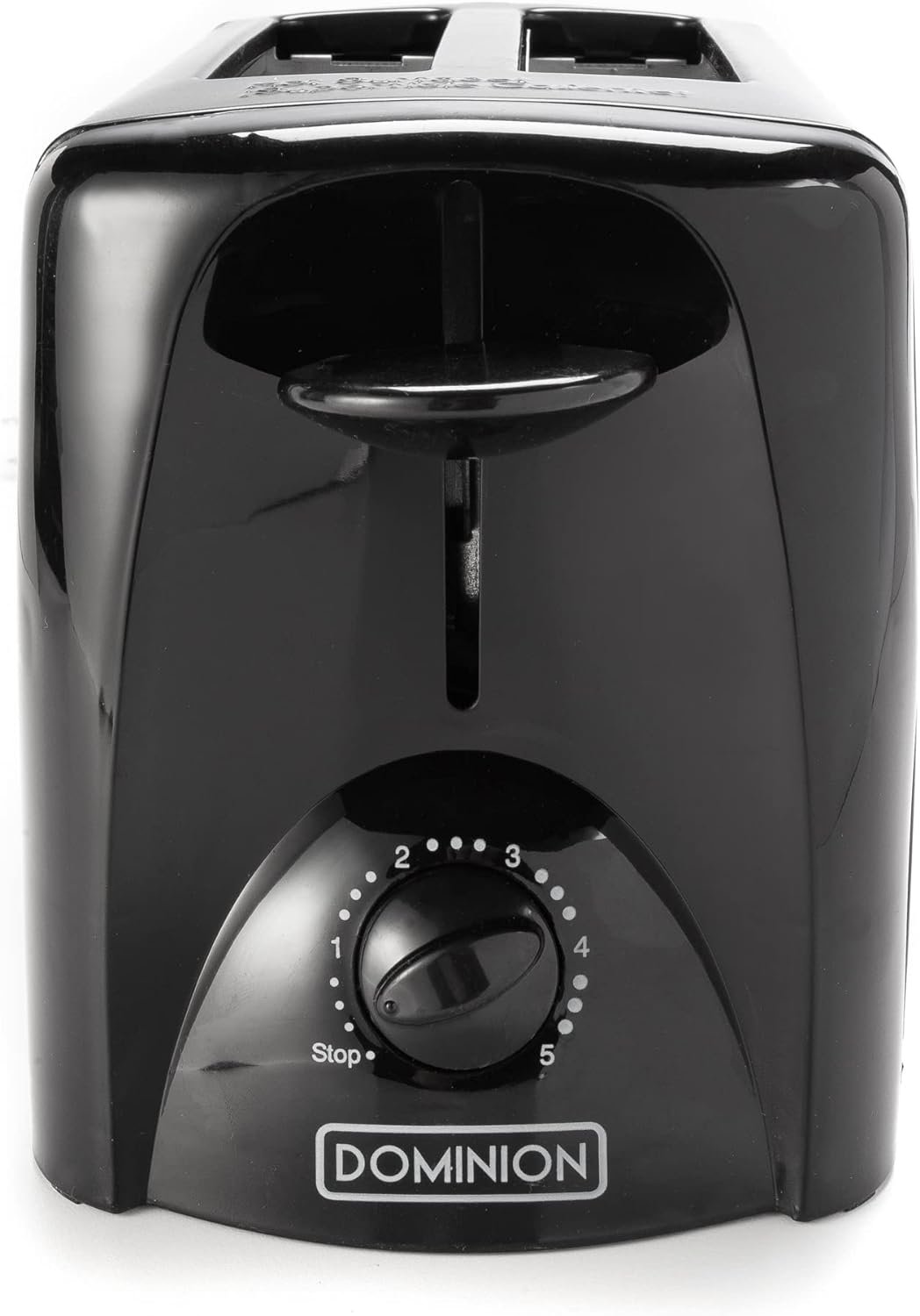 2-Slice Toaster with Shade Control, Slide-Out Crumb Tray, Auto-Shutoff, Toast Lift, Black
