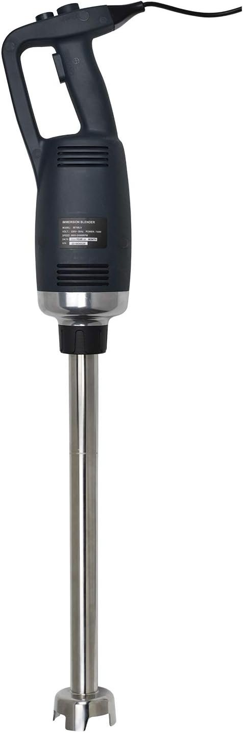 20 in Heavy Duty Immersion Blender Handheld Kitchen, Hand Blenders for Kitchen, Commercial Mixer Electric, 750W Detachable Shaft Adjustable Variable Speed, Emulsifier Blender Handheld