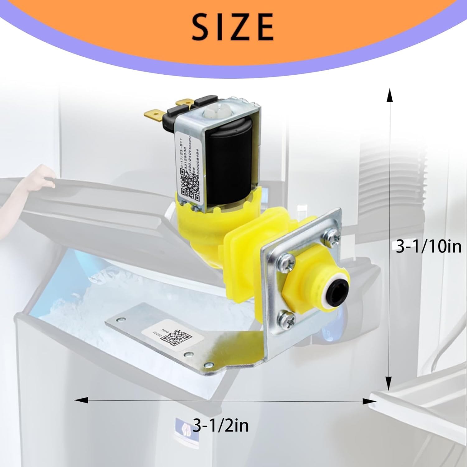 2025 Upgrade 000008484 000009122 33129030 IH9122 Ice Machine Water Inlet