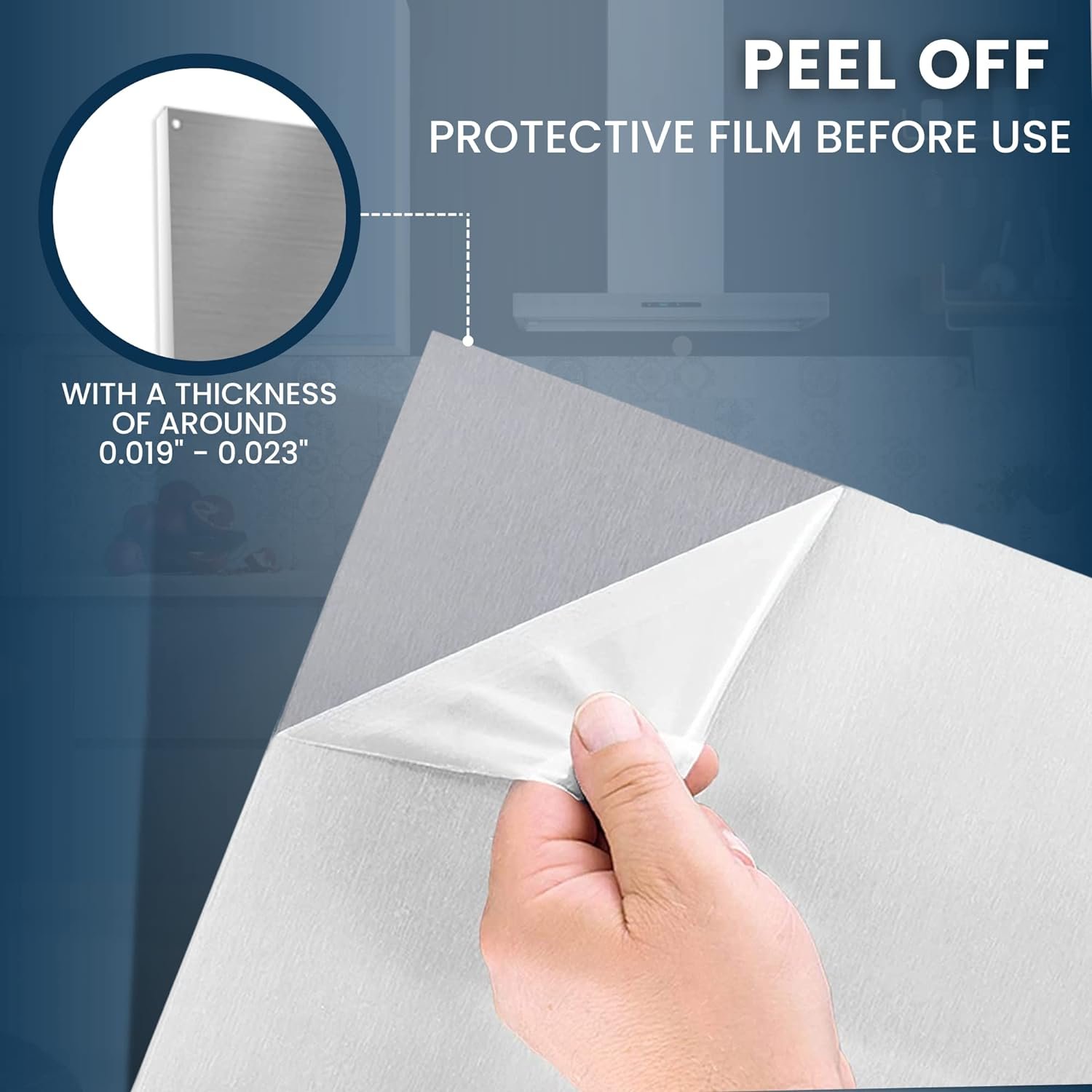 24 x 30 Reversible Metal Backsplash Matching screws | Compatible with Broan-NuTone SP3004 - Ultra Flat and Flushed Metal Panel Splatter Guard for Stovetop Easy Installation 24 x 30 Reversible Metal Backsplash Matching screws | Compatible with Broan-NuTone SP3004 - Ultra Flat and Flushed Metal Panel Splatter Guard for Stovetop Easy Installation