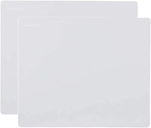 24x20 Extra Large Silicone Baking Mat for Dough Rolling Pastry Fondant Mat Nonstick and Nonskid Heat Resistent, Countertop Protector, Dining Table Mat and Placemat (Extra Large Gray 2 Pack)