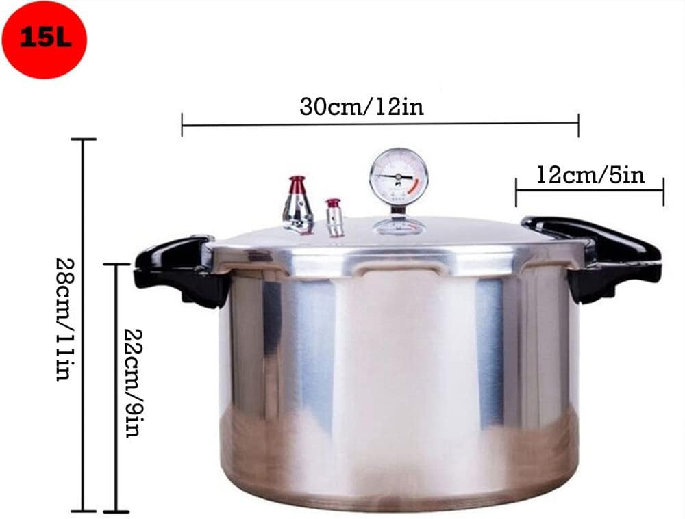 25quart pressure canner cooker and cooker with cooking rack canning pressure cooker with gauge Explosion proof safety valve Extra-large size great for big canning jobs,Induction cooker can sense 25quart pressure canner cooker and cooker with cooking rack canning pressure cooker with gauge Explosion proof safety valve Extra-large size great for big canning jobs,Induction cooker can sense