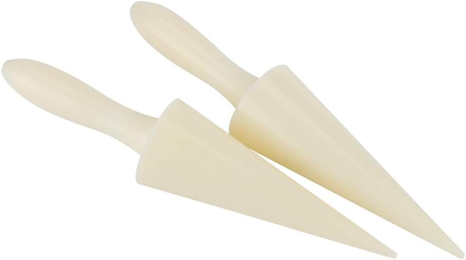 2Pcs Ice Cream, DIY Kitchen Cooking Cone Mini Cooking Baking Decorating Accessory Maker Waffle Cone Egg Roll