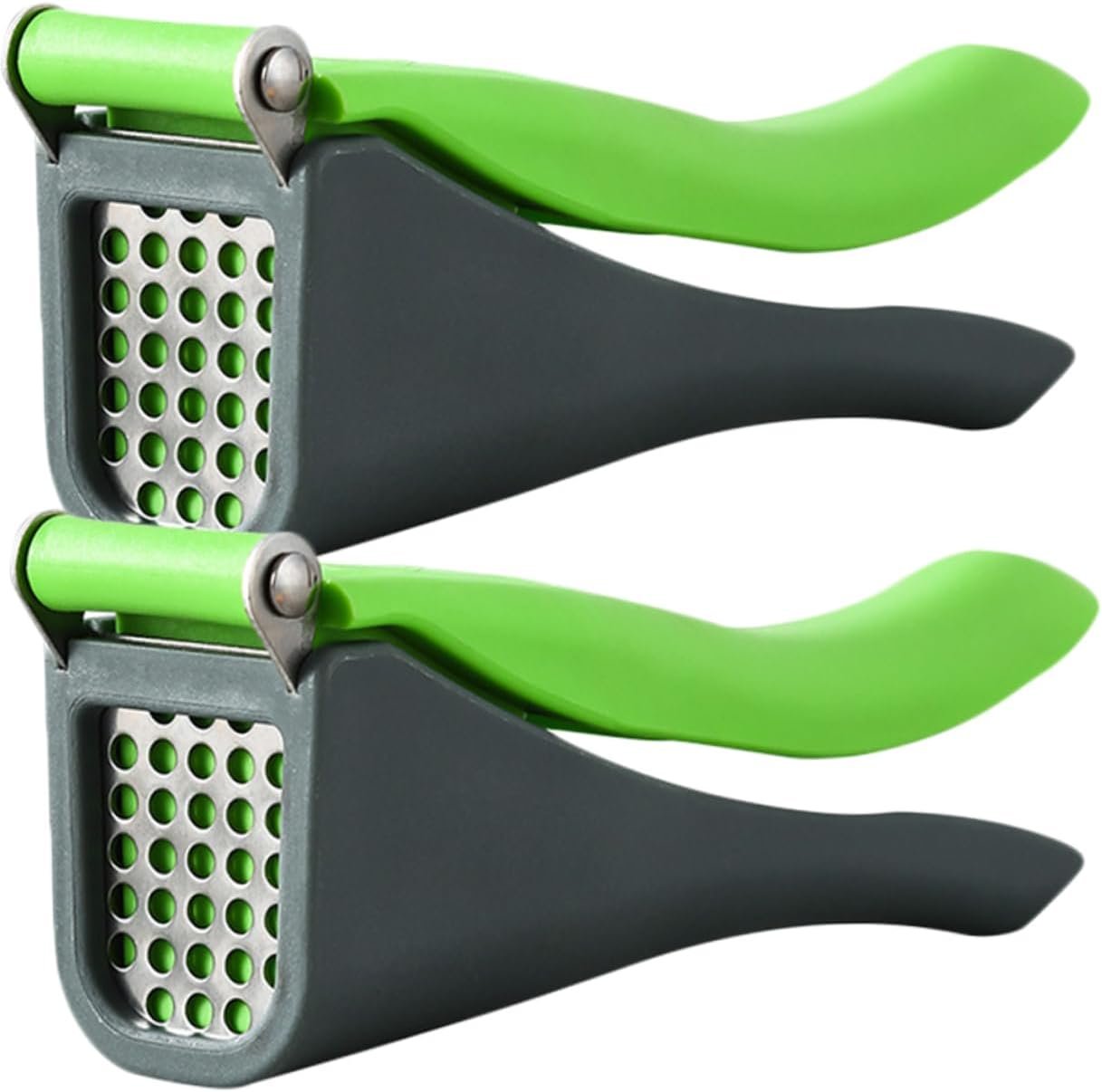 2pcs Manual Garlic Press Baby Rocker for Infants Garlic Presses Garlic Slicer Aluminum Alloy Garlic Masher Garlic Keeper Home Tools Food Grater Household Garlic Peeler Pp