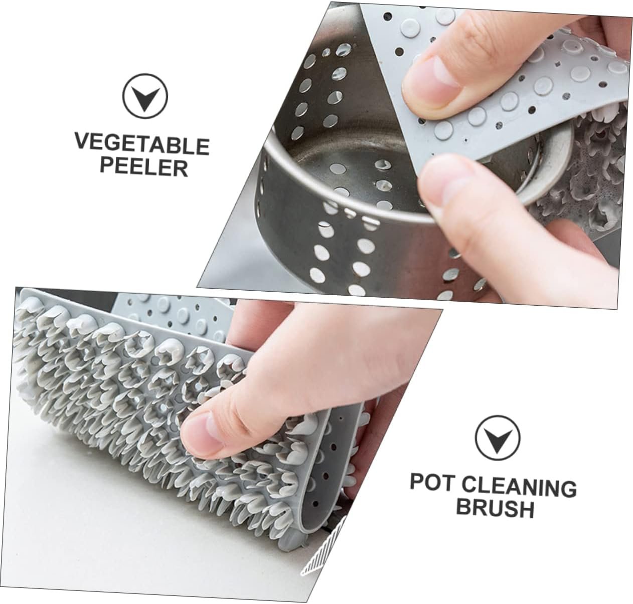 2pcs Peeling Brush Cleaning Brush Caroet Cleaner Kitchen Cleaning Tool Fruit Peeling Scrubber Carrot Peeler Vegetable Peeler Plant Stands Pp White Peeled Kitchen Bowl 2pcs Peeling Brush Cleaning Brush Caroet Cleaner Kitchen Cleaning Tool Fruit Peeling Scrubber Carrot Peeler Vegetable Peeler Plant Stands Pp White Peeled Kitchen Bowl