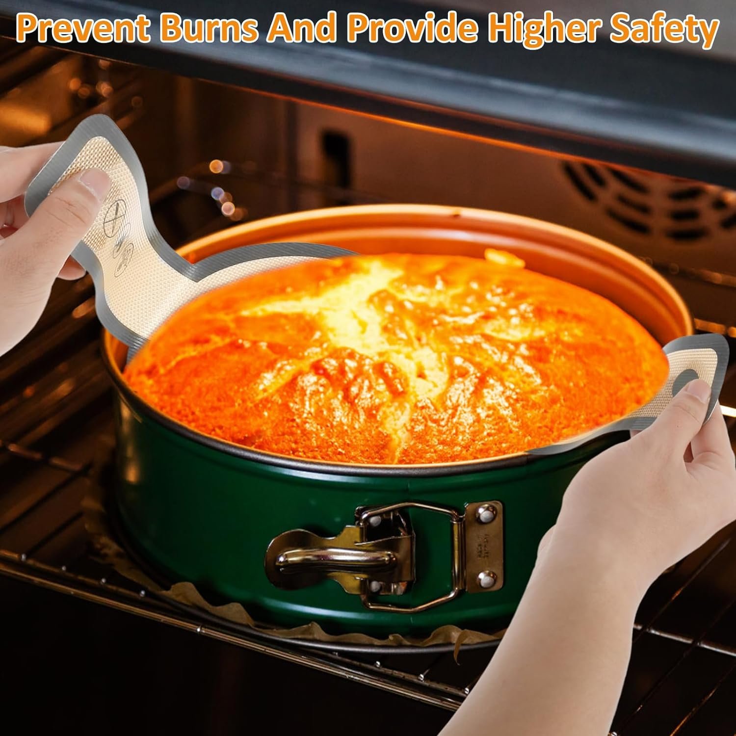 2Pcs Silicone Bread Sling Dutch Oven, Non Stick Silicone Bread Baking Mat, Bread Baking Sheet Liner, Sourdough Bread Baking Mat, Dutch Oven Liner, Reusable Round Bread Baking Mats 2Pcs Silicone Bread Sling Dutch Oven, Non Stick Silicone Bread Baking Mat, Bread Baking Sheet Liner, Sourdough Bread Baking Mat, Dutch Oven Liner, Reusable Round Bread Baking Mats