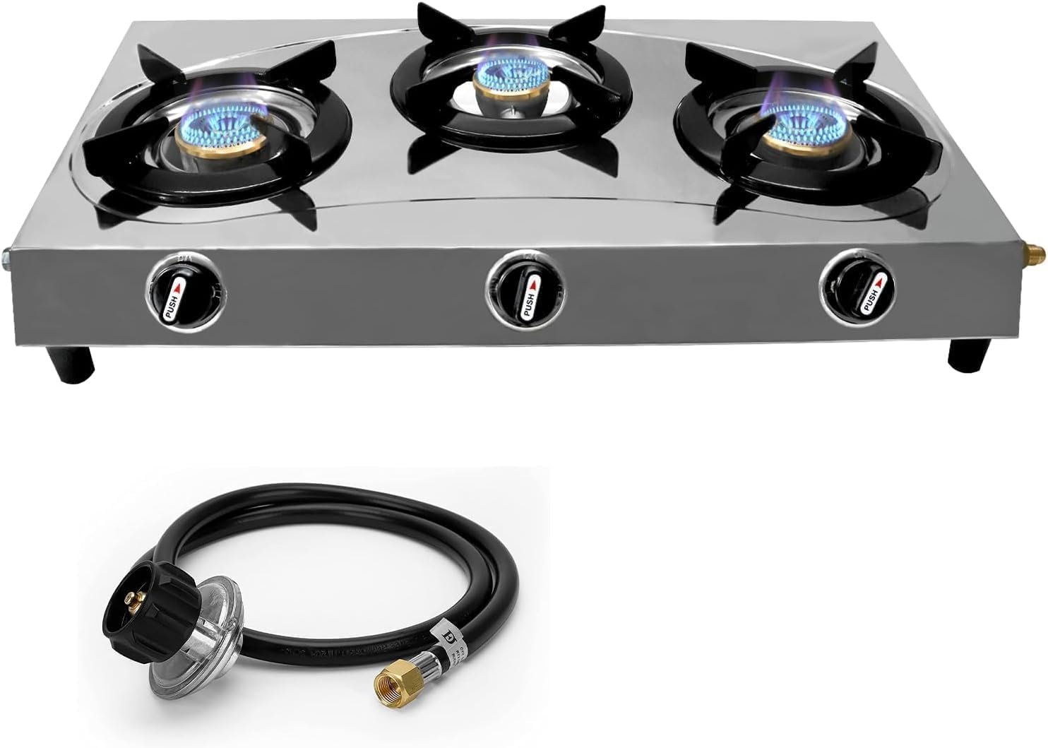 3 Burner Propane Stove Stainless Steel Review