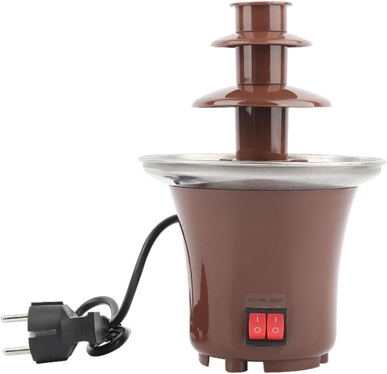 3 Layer Household Chocolate Fountain, Chocolate Melt Fondue, Chocolate Lava Machine For Melting Chocolate, Chocolate Tower 3 Layer Household Chocolate Fountain, Chocolate Melt Fondue, Chocolate Lava Machine For Melting Chocolate, Chocolate Tower