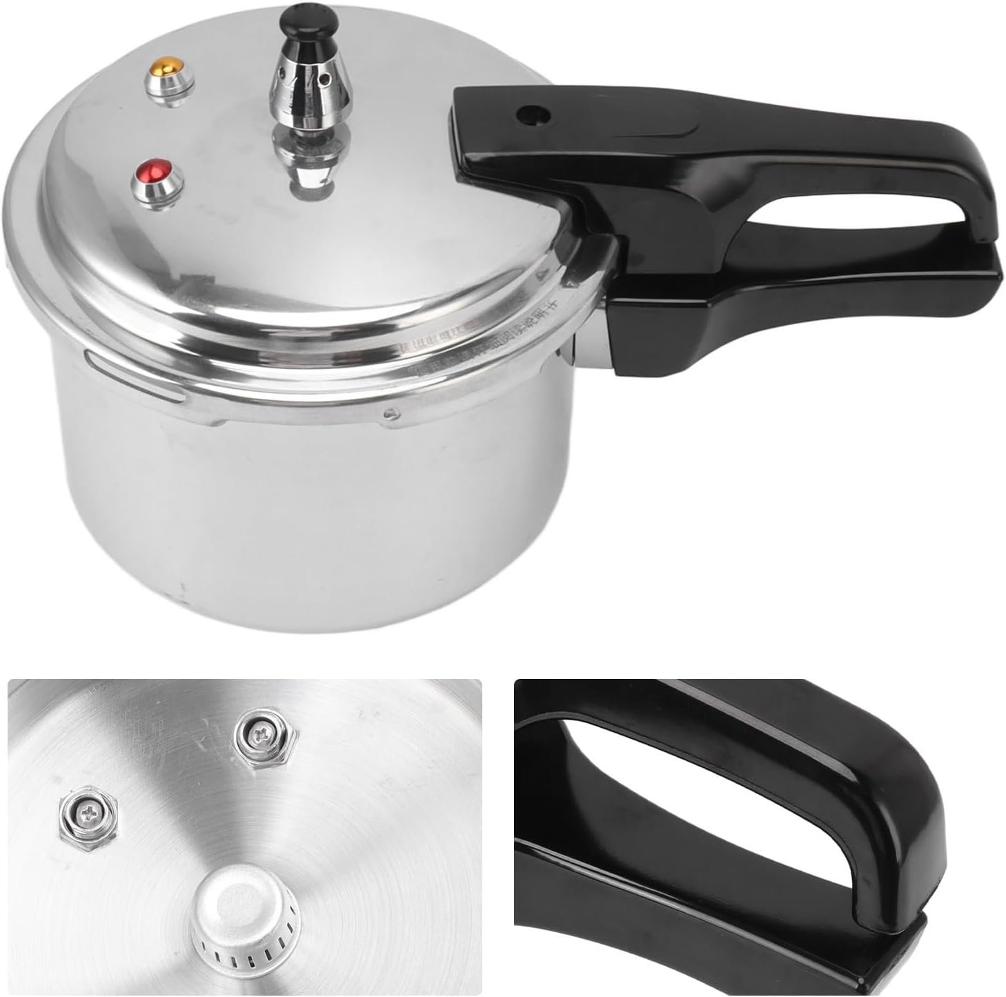 3 Liter Stainless Steel Pressure Cooker, 18cm Bottom 3L Mini Pressure Cooker for Gas Stove Induction Cooker, suitable for home use 3 Liter Stainless Steel Pressure Cooker, 18cm Bottom 3L Mini Pressure Cooker for Gas Stove Induction Cooker, suitable for home use