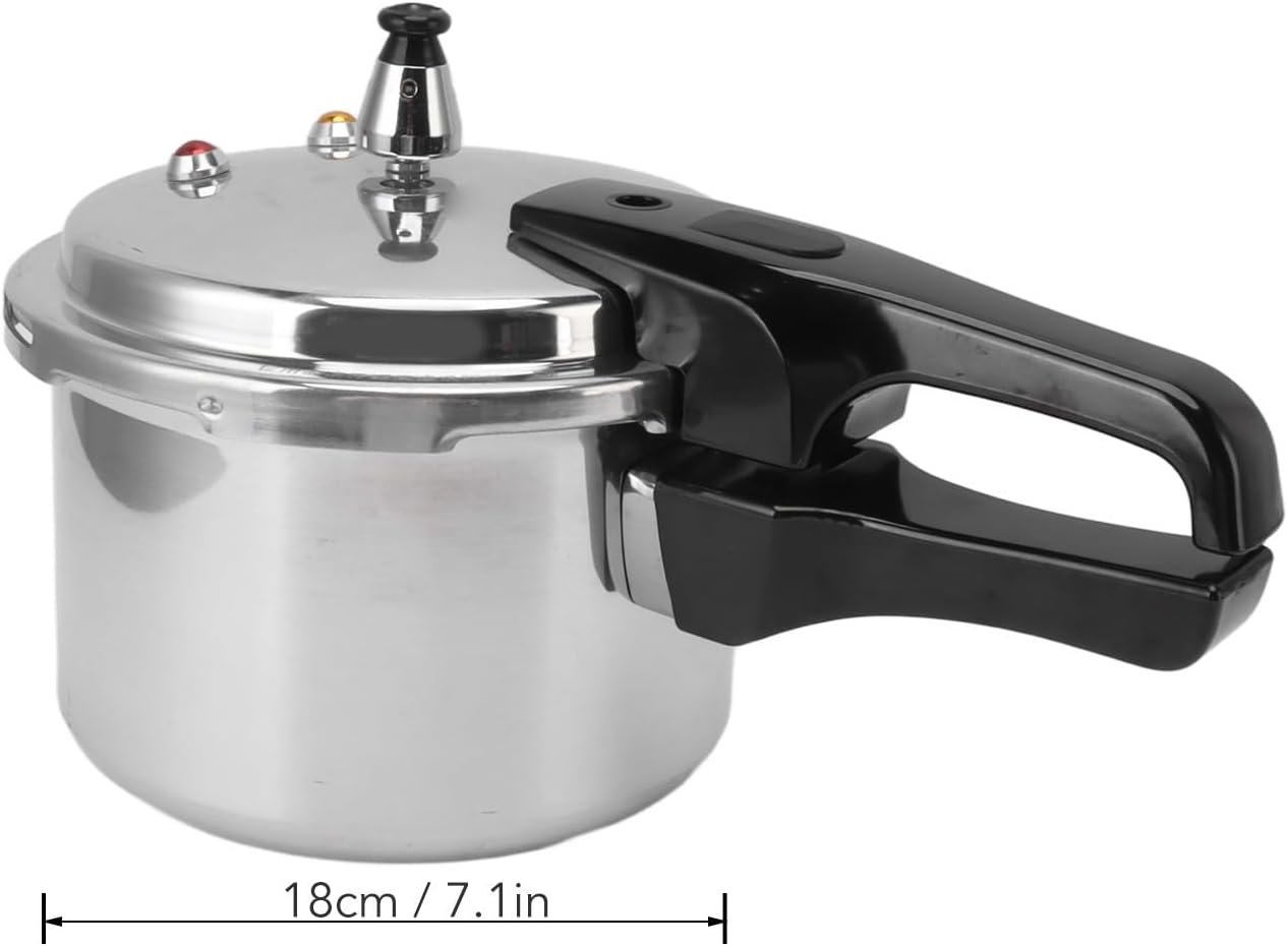 3 Liter Stainless Steel Pressure Cooker, 18cm Bottom 3L Mini Pressure Cooker for Gas Stove Induction Cooker, suitable for home use 3 Liter Stainless Steel Pressure Cooker, 18cm Bottom 3L Mini Pressure Cooker for Gas Stove Induction Cooker, suitable for home use