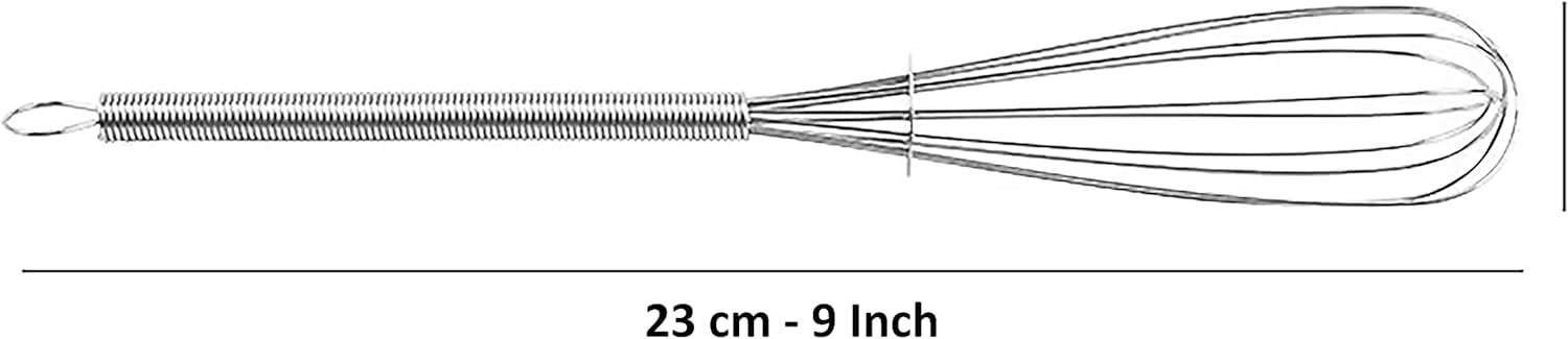 3-Piece Balloon Whisk Set Stainless Steel - Hand Held Wire Whip, Whisker  Bonny Whisks for Cooking - SS304 Anti-Rust  Corrosion, Sizes 5, 7, 9 - Comfy Grip for Cooking  Baking
