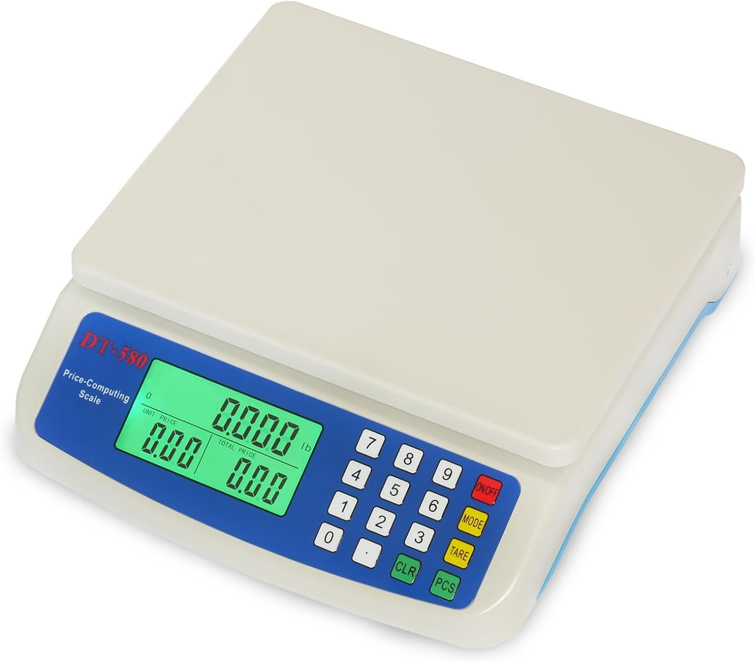 30kg-x-1g-electronic-computing-scale-mocco-lcd-digital-commercial-food-produce-scales-66lb-capacity-with-ac-adapter-for- - Cooking Appliance World