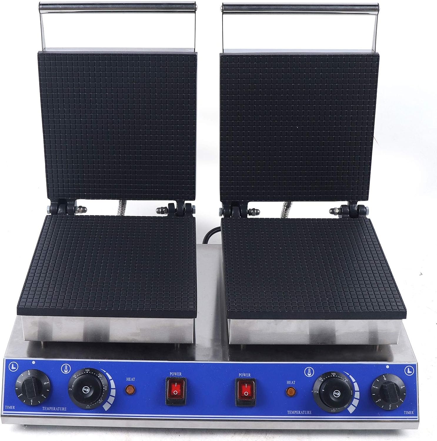 3500W Commercial Ice Cream Cone Maker Double Head Waffle Cone Maker Stainless Steel Nonstick Egg Roll Mold Commercial Waffle Maker for Bakeries, Restaurants 3500W Commercial Ice Cream Cone Maker Double Head Waffle Cone Maker Stainless Steel Nonstick Egg Roll Mold Commercial Waffle Maker for Bakeries, Restaurants