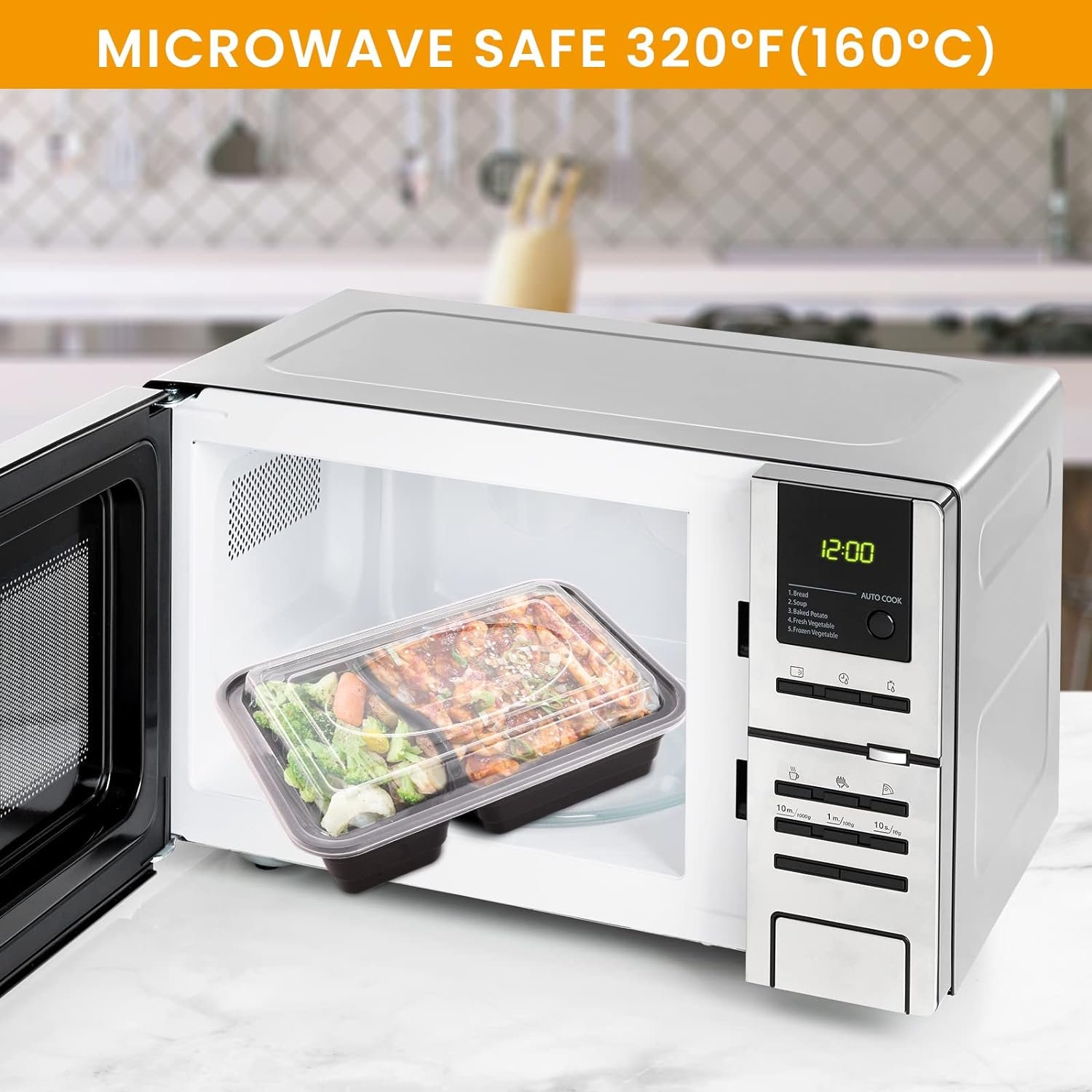 38oz Meal Prep Containers, Extra Large Thick, 2 Compartment with Lids,Food Storage Container,Reusable,Disposable,Stackable, Microwave/Freezer/Dishwasher Safe, BPA Free (30Pack) 38oz Meal Prep Containers, Extra Large Thick, 2 Compartment with Lids,Food Storage Container,Reusable,Disposable,Stackable, Microwave/Freezer/Dishwasher Safe, BPA Free (30Pack)