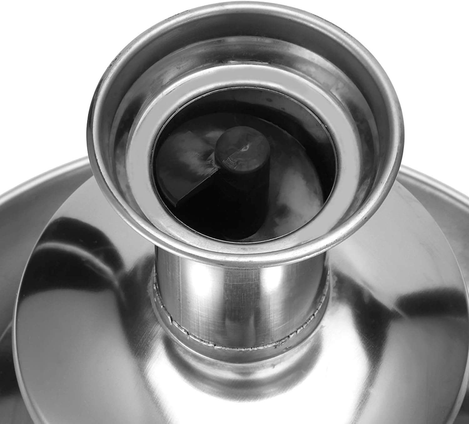 4 Layer Chocolate Fountain, 4 Layer Durable Rotating Practical Stainless Steel Electric Chocolate Fountain Machine, Elegant for Resturant Home Party(#1)