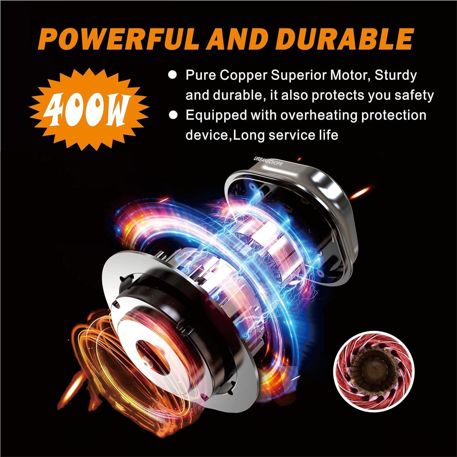 400W Electric Food Processors，Small Meat Grinder with 8 Cup and 5 Cup，2 Speed，Food Chopper Electric with 3 Sets 4 Bi-Level Blades，Meat chopper for home Use  Baby Food