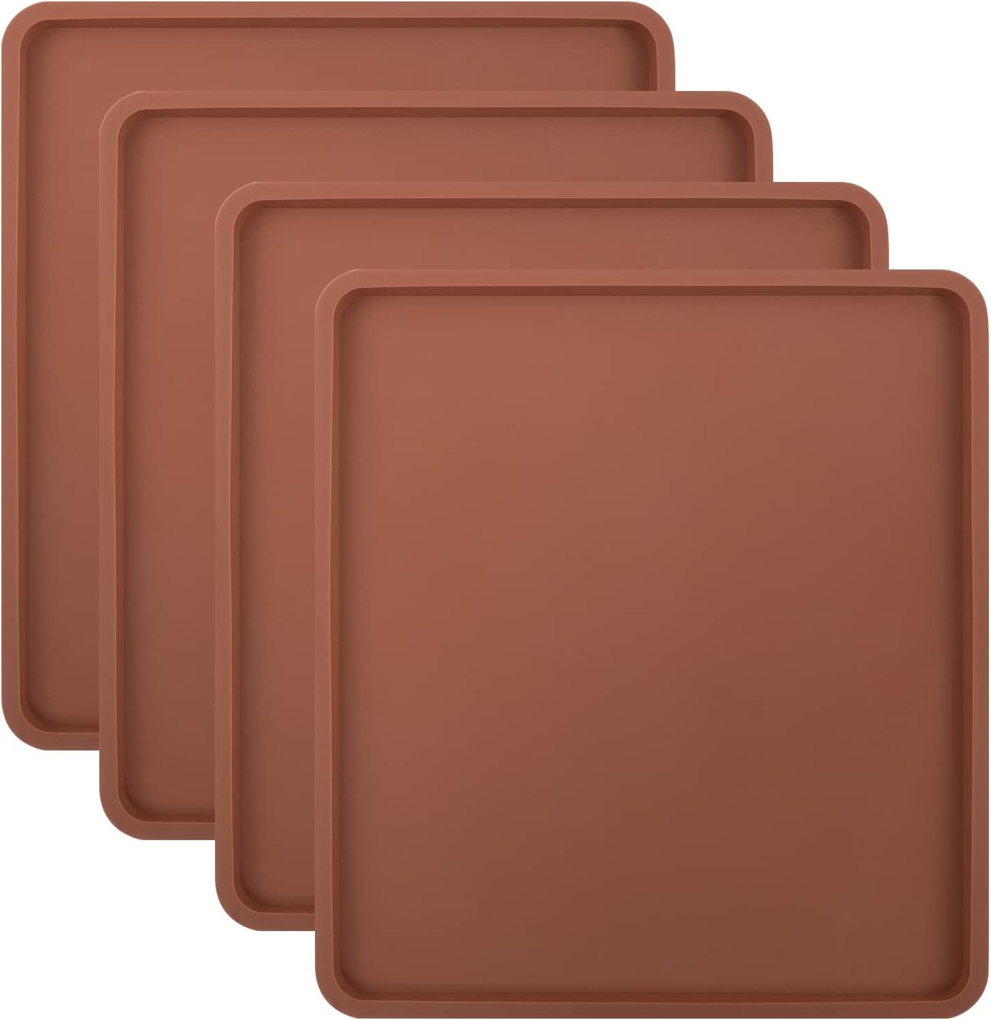 4PCS Silicone Dehydrator Mats with Edge - Silicone Sheets Compatible with Cosori CP267-FD, Nonstick Silicone Tray Liner, High Temperature Resistance Reusable for Fruits Meat Vegetables Herbs 4PCS Silicone Dehydrator Mats with Edge - Silicone Sheets Compatible with Cosori CP267-FD, Nonstick Silicone Tray Liner, High Temperature Resistance Reusable for Fruits Meat Vegetables Herbs