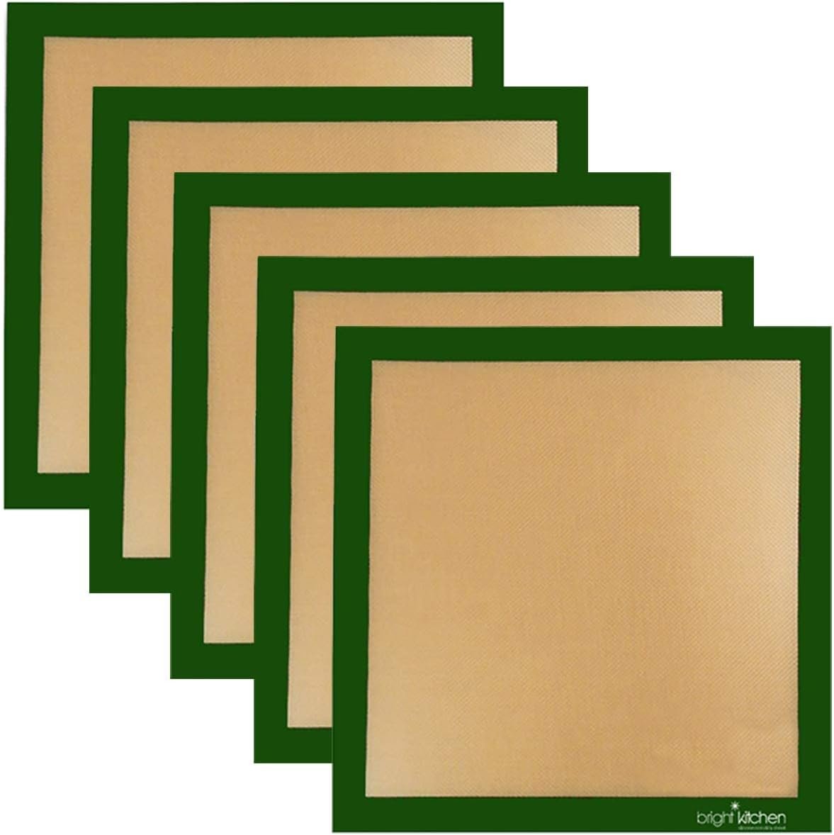 5 x Silicone 14 x 14 Non-Stick Fruit Leather Drying Ultra Sheet Compatible With Excalibur Dehydrator 9  5 Tray Models