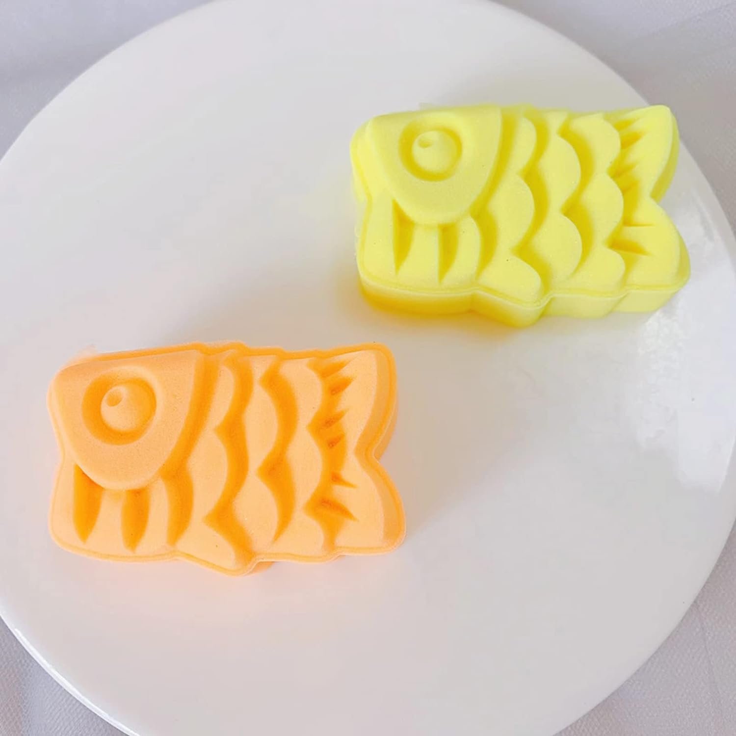 50g Cute Carp Pastry Moulds Mooncake Molds Mooncake Hand Pressure Plastic Material Baking Accessories Tools Pastry Tools Professional