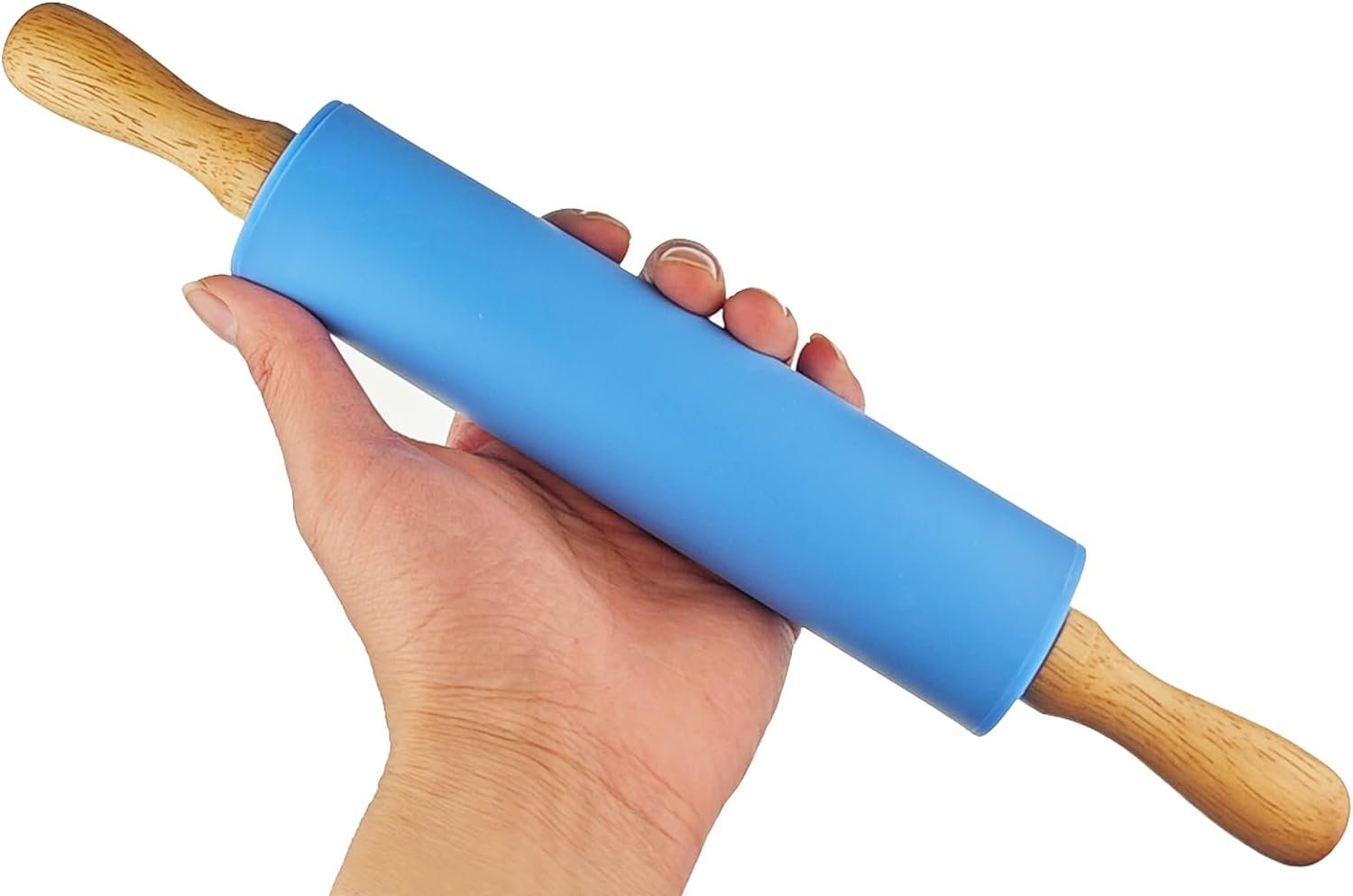 6 Pack Small Rolling Pin for Kids, Kids Rolling Pin for Home Kitchen (6 colors) (9 Inch)