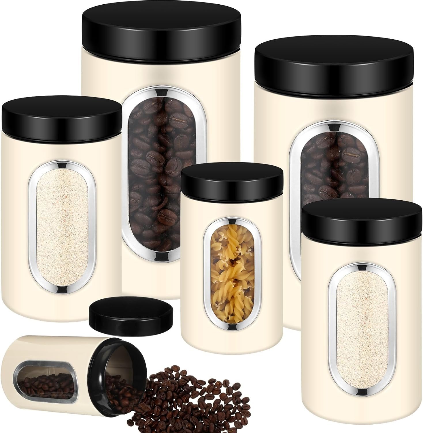 6 Pcs Coffee Jars Set Canisters Review post thumbnail image