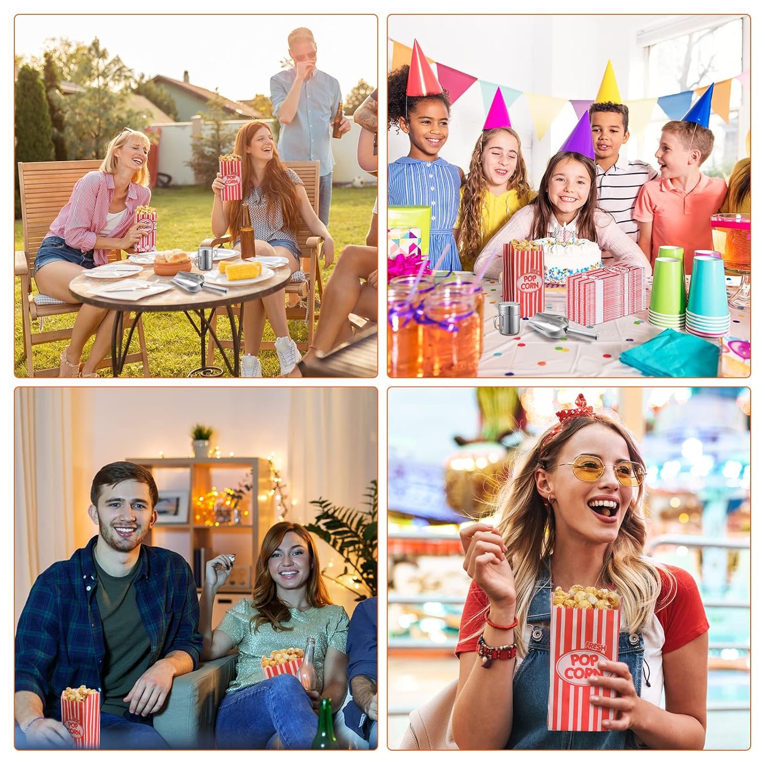 602 Pcs Popcorn Maker Supplies Set Includes 600 Popcorn Paper Bags 1 oz Popcorn Individual Bags 1 Popcorn Scoops 1 Popcorn Seasoning Dredge Shaker with Handle for Home Kitchen Movie Party Use 602 Pcs Popcorn Maker Supplies Set Includes 600 Popcorn Paper Bags 1 oz Popcorn Individual Bags 1 Popcorn Scoops 1 Popcorn Seasoning Dredge Shaker with Handle for Home Kitchen Movie Party Use