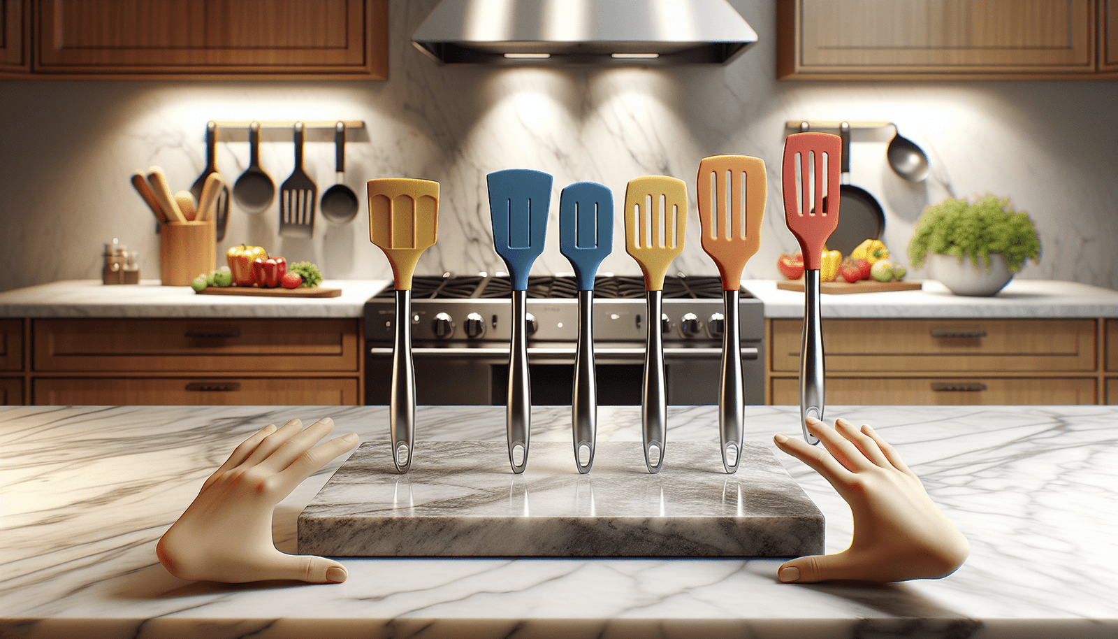 6PC of Silicone Spatula Set Kitchenware Baking Cooking Grilling Spatula Set with Brush 6PC of Silicone Spatula Set Kitchenware Baking Cooking Grilling Spatula Set with Brush