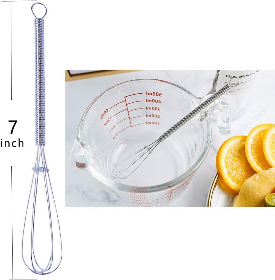 8 Pcs Mini Whisk 7 Inches
