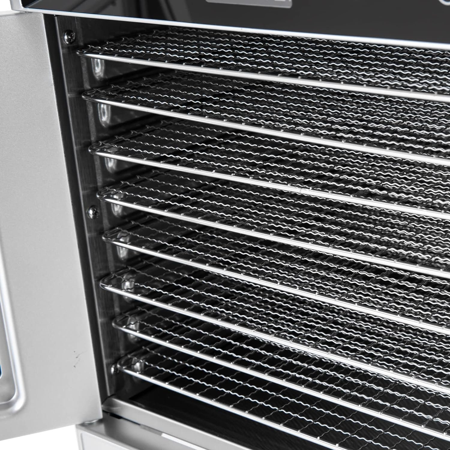 8 Trays Food Dehydrators for Food and Jerky,Fruit,Veggies,Meat,Durable Food-grade Stainless Steel Dryer Machine with 24H Adjustable Digital Timer,95ºF-167ºF Temp Control, Safety Over Heat Protection 8 Trays Food Dehydrators for Food and Jerky,Fruit,Veggies,Meat,Durable Food-grade Stainless Steel Dryer Machine with 24H Adjustable Digital Timer,95ºF-167ºF Temp Control, Safety Over Heat Protection