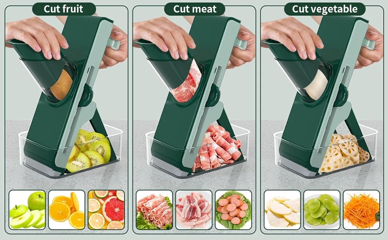 AAR-ALL Super Benriner Mandoline Slicer Vegetable Cutter and Ninja Chop Onion Slicer,cucumber slicer, Multifunctional Cooking Gadget for Meat and Potato - Grey, potatoes slicer, potato chopper, AAR-ALL Super Benriner Mandoline Slicer Vegetable Cutter and Ninja Chop Onion Slicer,cucumber slicer, Multifunctional Cooking Gadget for Meat and Potato - Grey, potatoes slicer, potato chopper,