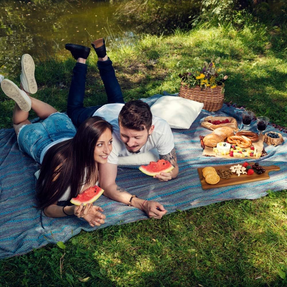 AIDEA Wood Cutting Board Large Charcuterie Board with Handle(17x11) 2Pack Dark Brown