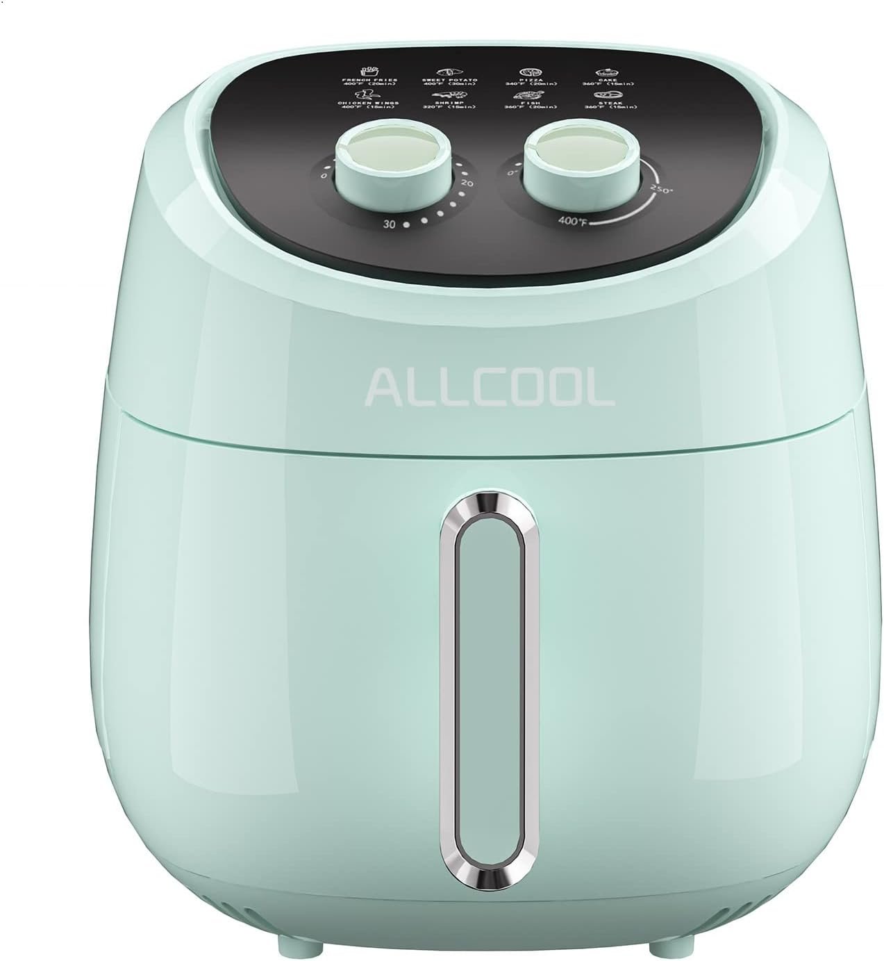 Air Fryer 4.5 QT Fit for 2-4 People Easy to Use with 8 Cooking References Auto Shutoff Blue Air Fryer Air Fryer 4.5 QT Fit for 2-4 People Easy to Use with 8 Cooking References Auto Shutoff Blue Air Fryer