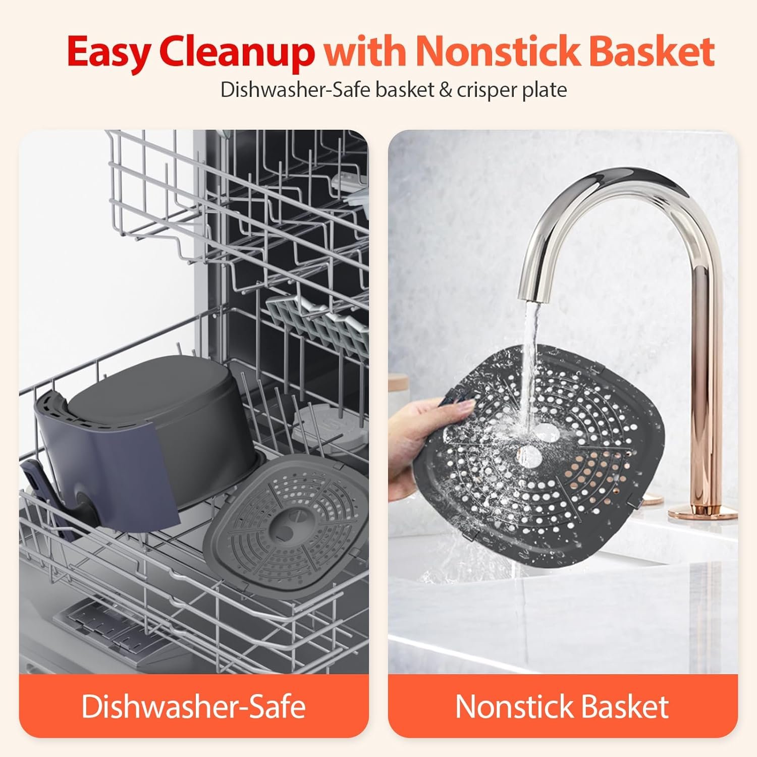 Air Fryer, Beelicious® 5.8QT Large Air Fryers, 8-in-1 Digital Airfryer with Shake Reminder, Flavor-Lock Tech, Dishwasher-Safe  Nonstick, Fit for 2-5 People, Black Air Fryer, Beelicious® 5.8QT Large Air Fryers, 8-in-1 Digital Airfryer with Shake Reminder, Flavor-Lock Tech, Dishwasher-Safe  Nonstick, Fit for 2-5 People, Black