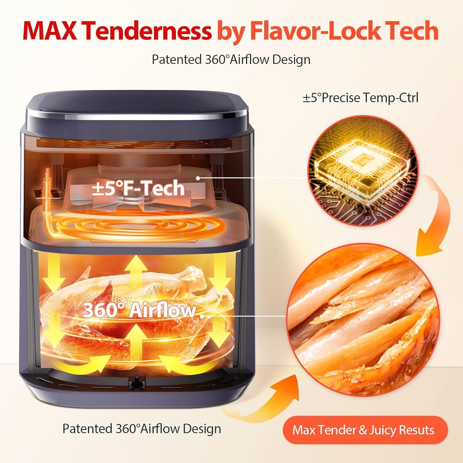 Air Fryer, Beelicious® 5.8QT Large Air Fryers, 8-in-1 Digital Airfryer with Shake Reminder, Flavor-Lock Tech, Dishwasher-Safe  Nonstick, Fit for 2-5 People, Black Air Fryer, Beelicious® 5.8QT Large Air Fryers, 8-in-1 Digital Airfryer with Shake Reminder, Flavor-Lock Tech, Dishwasher-Safe  Nonstick, Fit for 2-5 People, Black