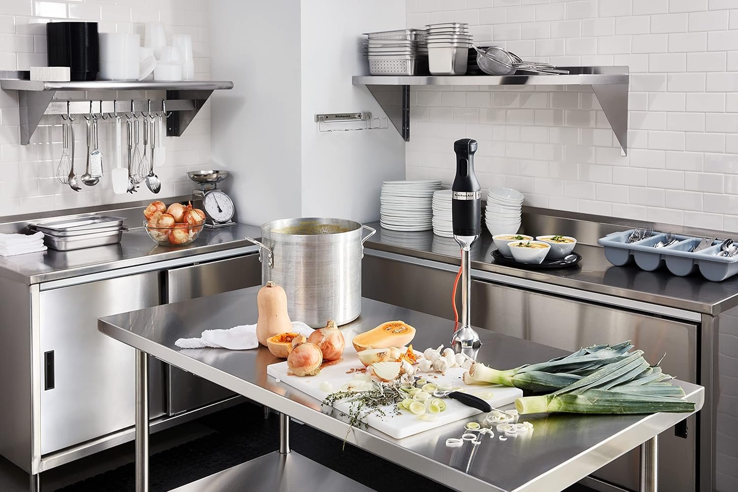 Alfa Romeo KHBC308OB 8 Commercial Immersion Blender for KitchenAid, Black Alfa Romeo KHBC308OB 8 Commercial Immersion Blender for KitchenAid, Black