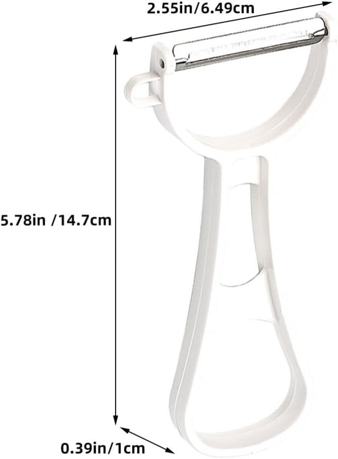 Alipis Vegetable Apple Peeler, Plastic Potato Peeler Fruit Veggie Carrot Scraper Shredder with Ergonomic Handle Kitchen Peeling Tool for Fruit Veggie