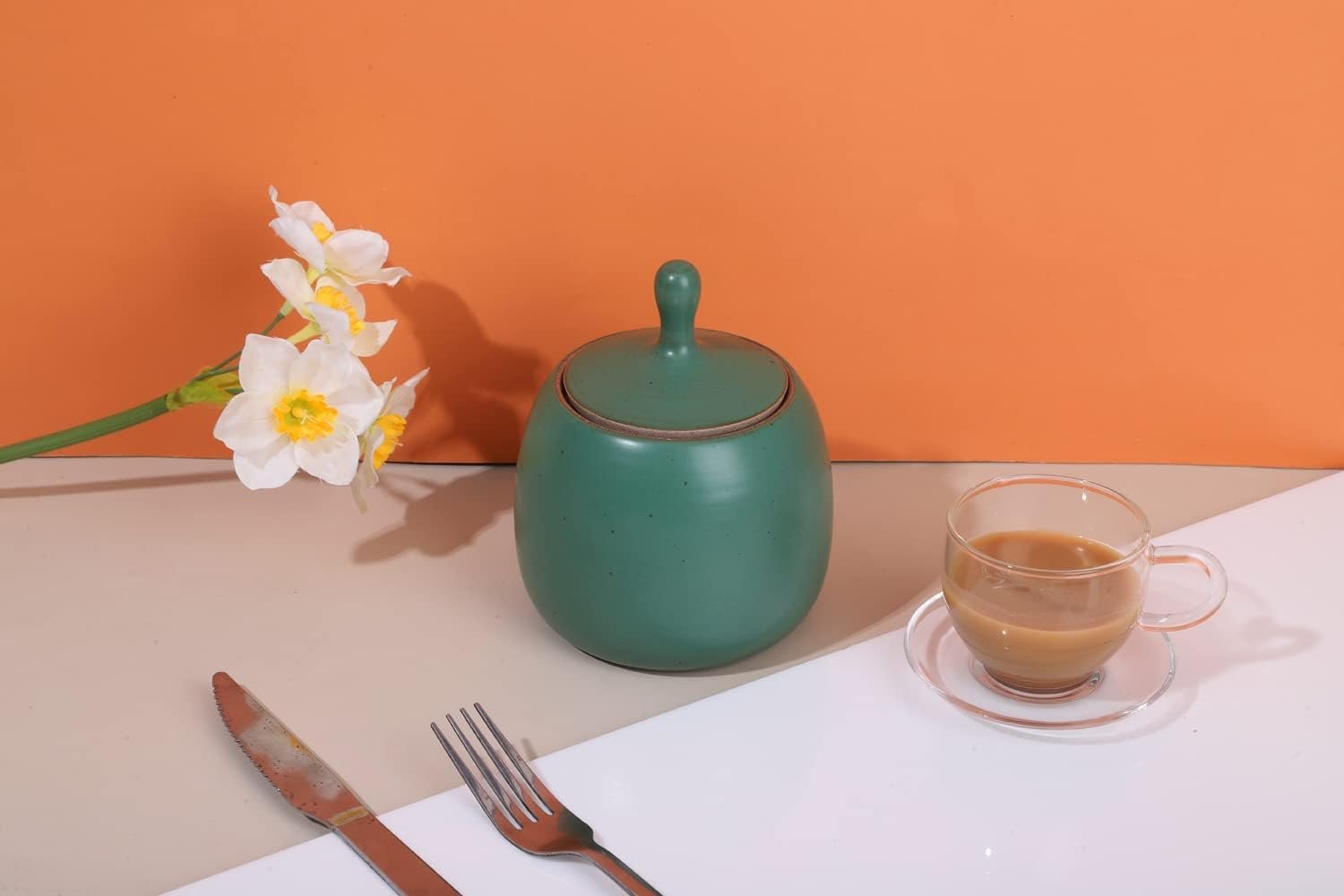 Amoysanli Kitchen Canisters Vintage Ceramic Food Storage Jar with Airtight Lid for Tea, Coffee, Herb, Sugar, Spice, Nuts (Ancient Green) Amoysanli Kitchen Canisters Vintage Ceramic Food Storage Jar with Airtight Lid for Tea, Coffee, Herb, Sugar, Spice, Nuts (Ancient Green)