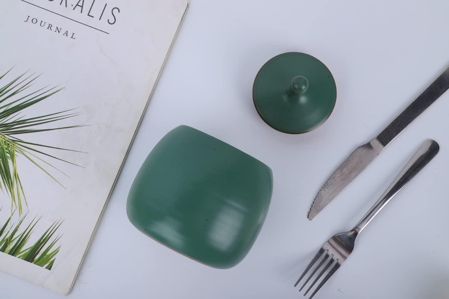 Amoysanli Kitchen Canisters Vintage Ceramic Food Storage Jar with Airtight Lid for Tea, Coffee, Herb, Sugar, Spice, Nuts (Ancient Green) Amoysanli Kitchen Canisters Vintage Ceramic Food Storage Jar with Airtight Lid for Tea, Coffee, Herb, Sugar, Spice, Nuts (Ancient Green)