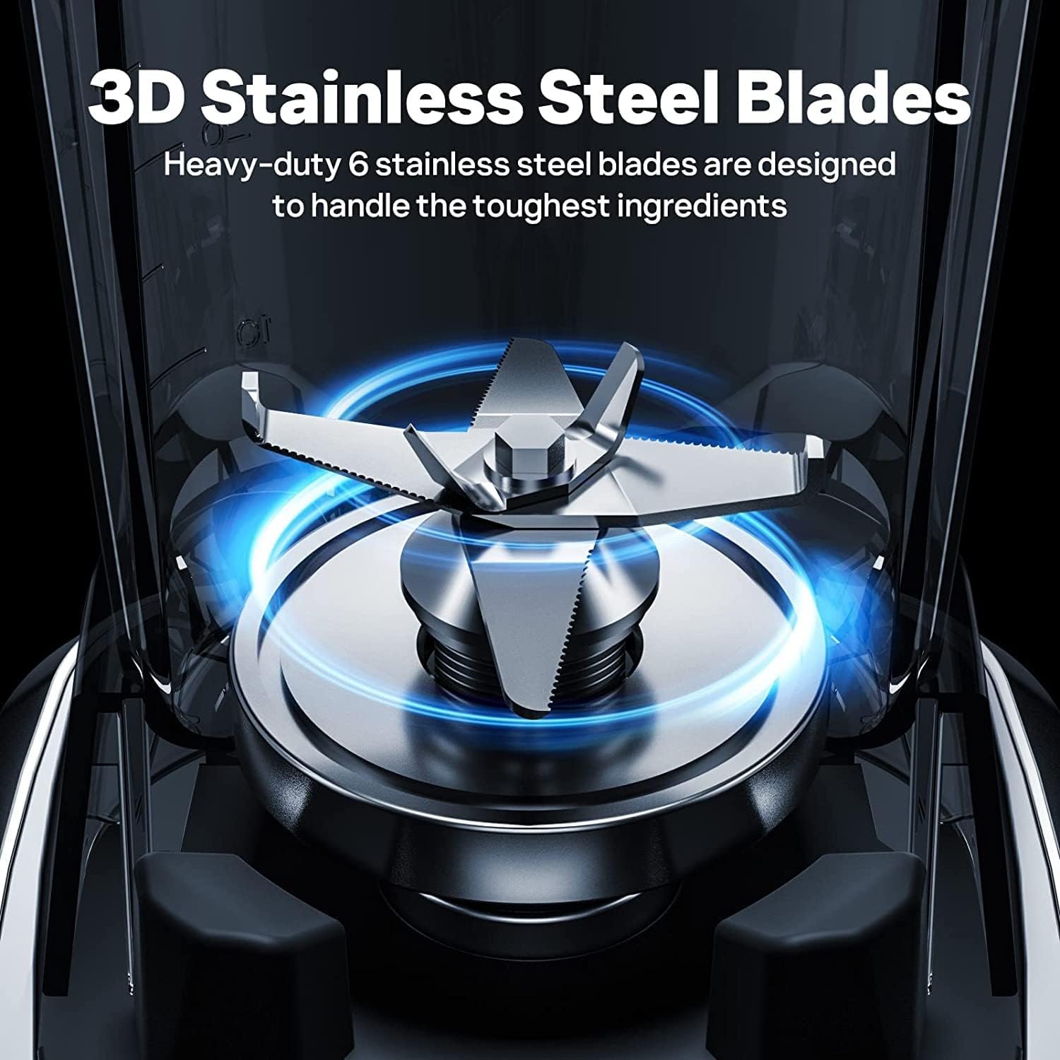 AMZCHEF Smoothie Countertop Blender, 1800 W Professional Blender for Kitchen with 600ml Travel bottle, High-Speed Blender for Shakes, Smoothies, Ice Crushing, Frozen Fruits(Update) AMZCHEF Smoothie Countertop Blender, 1800 W Professional Blender for Kitchen with 600ml Travel bottle, High-Speed Blender for Shakes, Smoothies, Ice Crushing, Frozen Fruits(Update)