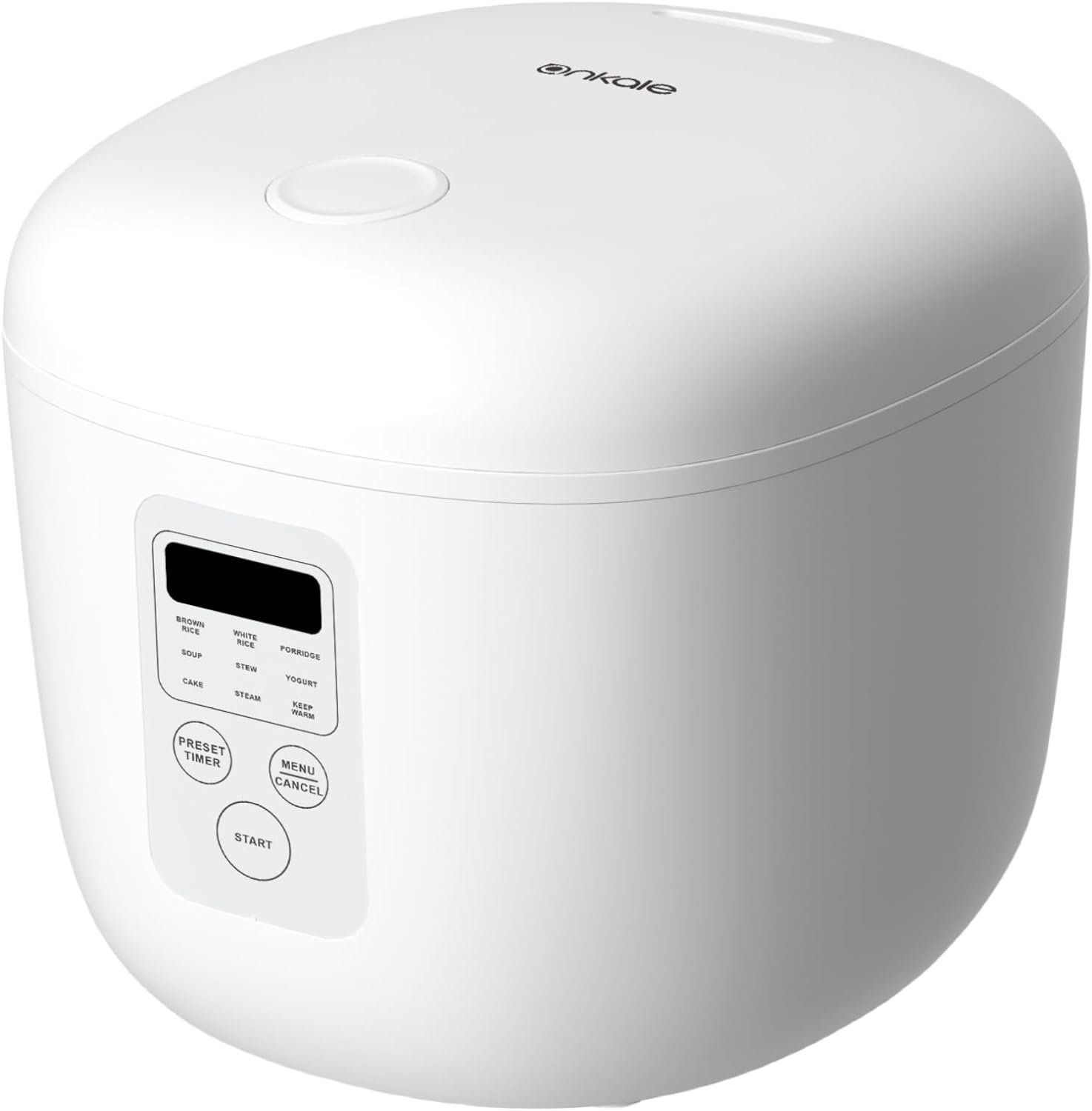 Ankale Rice Cooker 4 Cups (Uncooked), Rice Cooker Small 8 Cups (Cooked), 8 Cooking Functions Multi Cooker, 2L Mini Rice Cooker for White/Brown Rice Oatmeal Porridge Soup Cake, 24H Delay Timer, White Ankale Rice Cooker 4 Cups (Uncooked), Rice Cooker Small 8 Cups (Cooked), 8 Cooking Functions Multi Cooker, 2L Mini Rice Cooker for White/Brown Rice Oatmeal Porridge Soup Cake, 24H Delay Timer, White