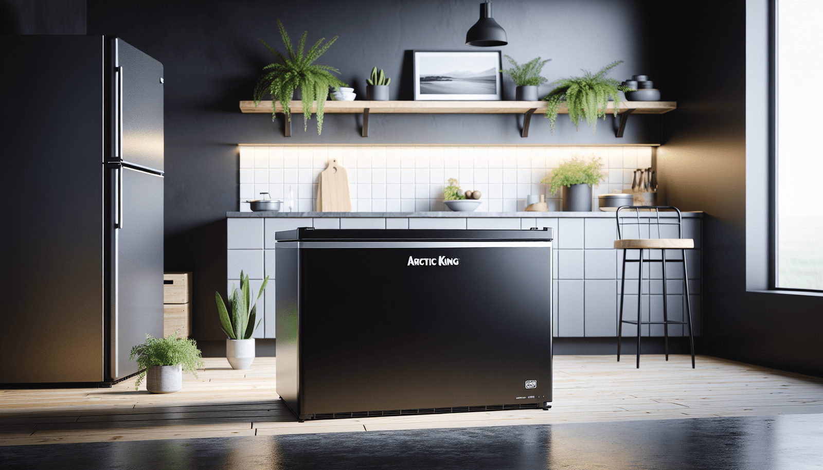 Arctic King Chest Freezer 5 cu ft (Black)