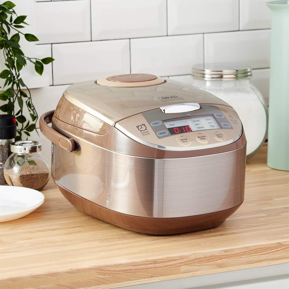 AROMA® Professional 12-Cup (Cooked) / 3Qt. Purple Clay Rice  Grain Multicooker (ARC-7206P)