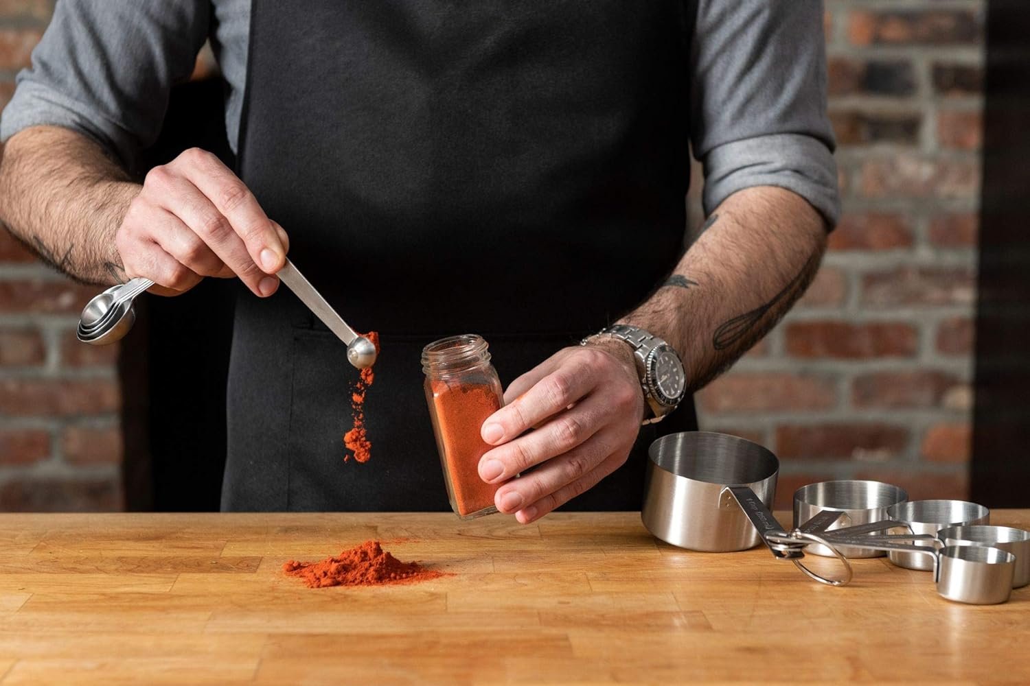 Babish 10-Piece Stainless Steel Measuring Cups  Spoon Set Babish 10-Piece Stainless Steel Measuring Cups  Spoon Set