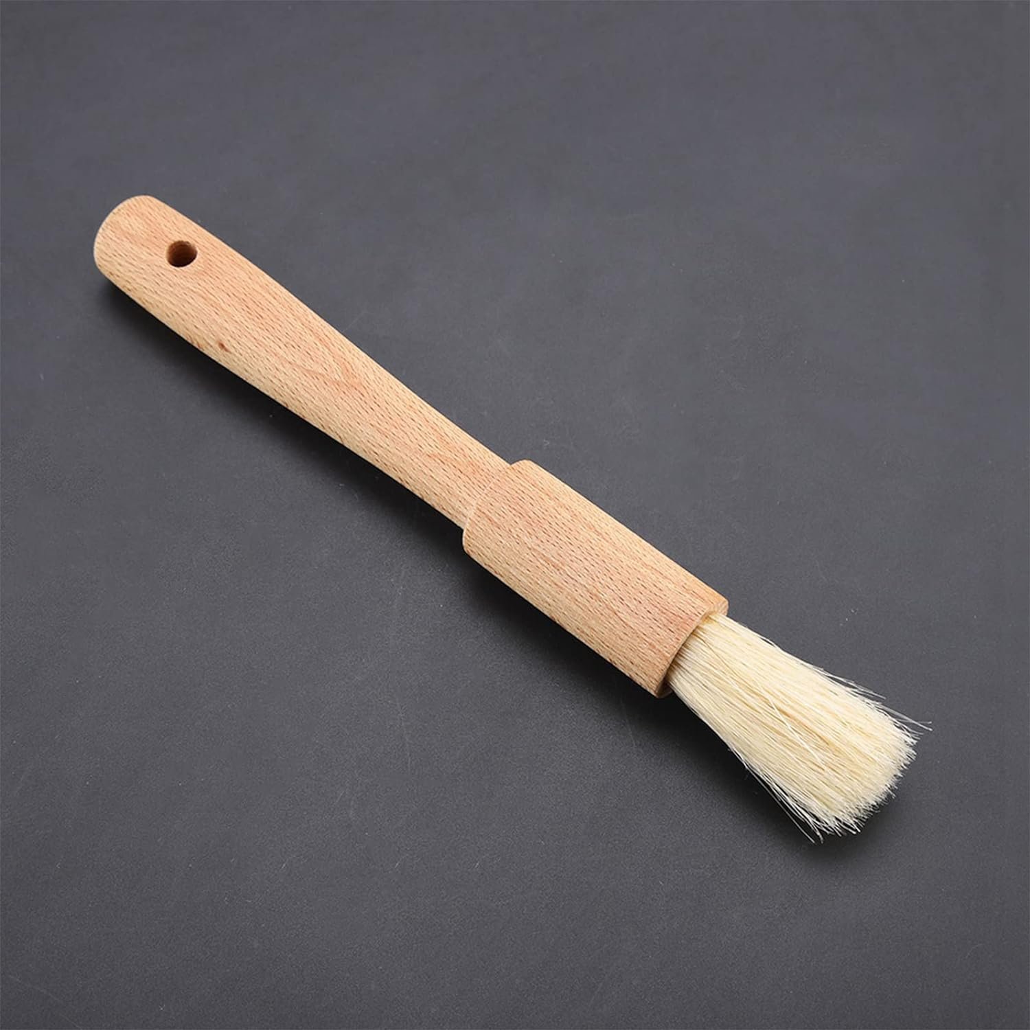 Basting Pastry Brush, Wooden Barbecuing Brush Baking Brush with Comfortable Grip for Easy Oil and Sauce Spreading, Oil Sauce Butter Kitchen Tool Kitchen Food Cooking Brushes