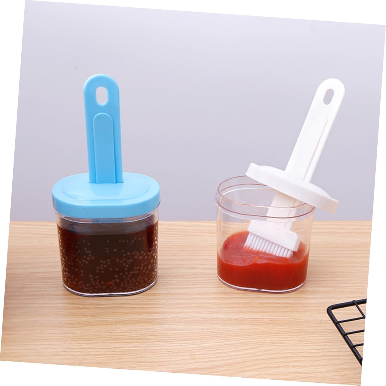 BESPORTBLE 2pcs Barbeque Brush Silicone Pastry Brush Sauce Brush for Meat Oil Brush Cooking Baking Brush Bbq Sauce Brush Oil Bottle Brush Basting Brush Barbecue Refueling Bottle