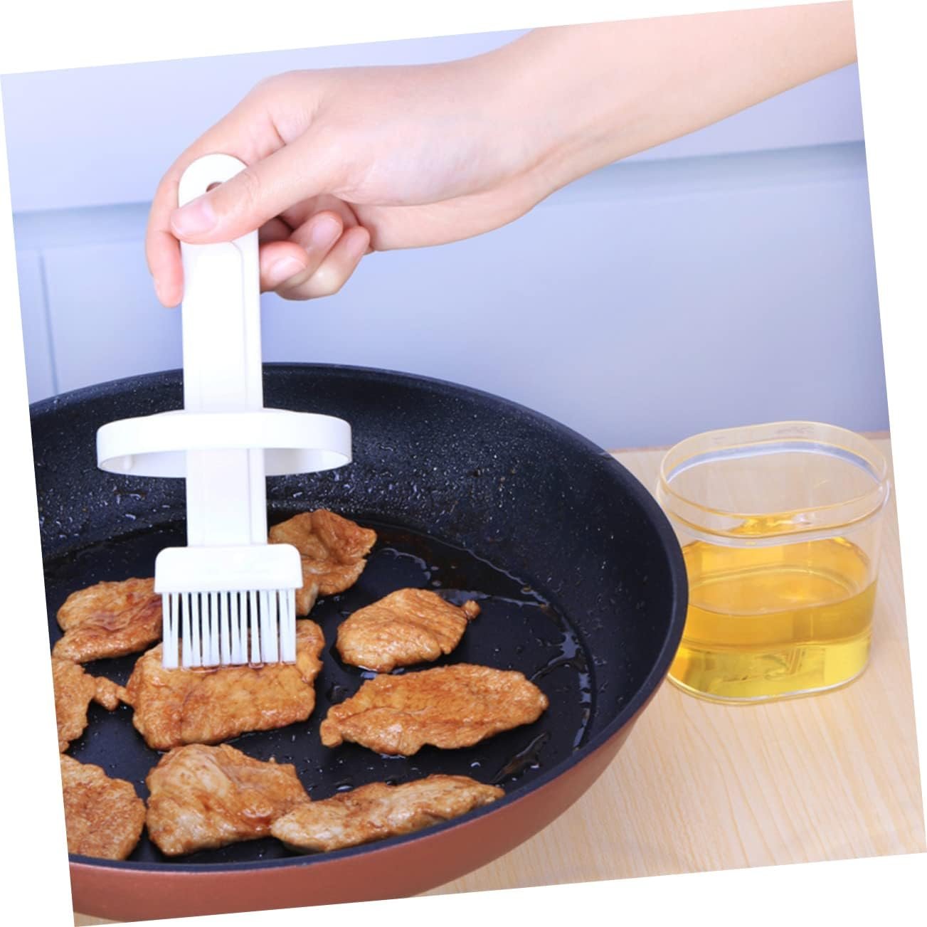 BESPORTBLE 2pcs Barbeque Brush Silicone Pastry Brush Sauce Brush for Meat Oil Brush Cooking Baking Brush Bbq Sauce Brush Oil Bottle Brush Basting Brush Barbecue Refueling Bottle