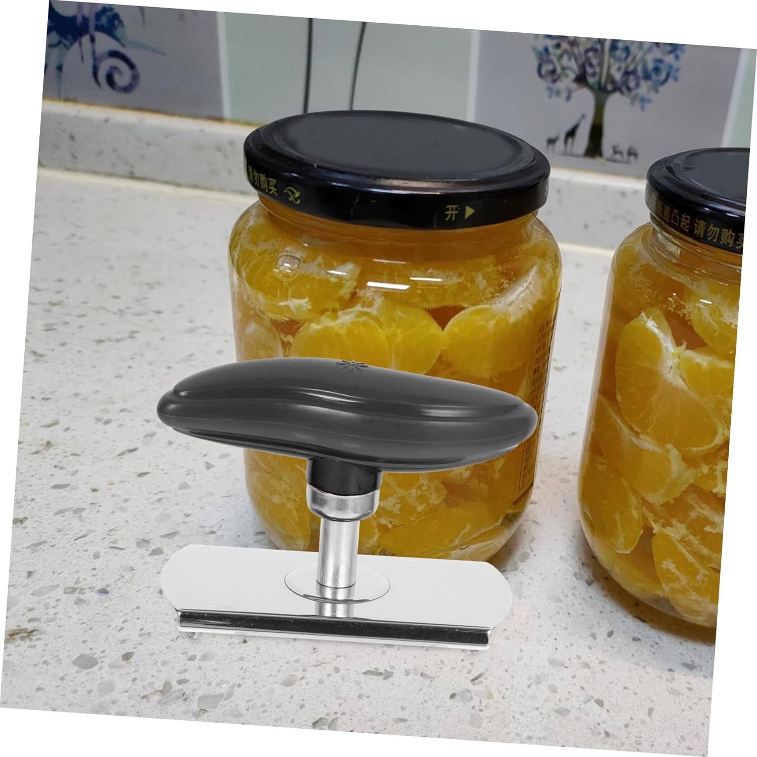 BESTOYARD Stainless Steel Can Opener Jar Lid Opener Under Counter Jar Opener Jar Opener Manual Jar Opener for Seniors Wine Opener Hand Can Opener Handle Supplies Plastic To Rotate BESTOYARD Stainless Steel Can Opener Jar Lid Opener Under Counter Jar Opener Jar Opener Manual Jar Opener for Seniors Wine Opener Hand Can Opener Handle Supplies Plastic To Rotate