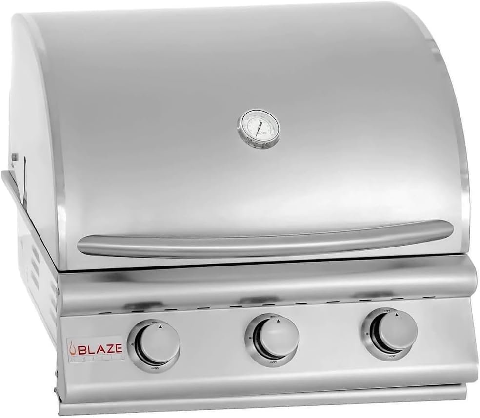Blaze Prelude LBM 25-Inch 3-Burner Built-in Propane Gas Grill - BLZ-3LBM-LP Blaze Prelude LBM 25-Inch 3-Burner Built-in Propane Gas Grill - BLZ-3LBM-LP
