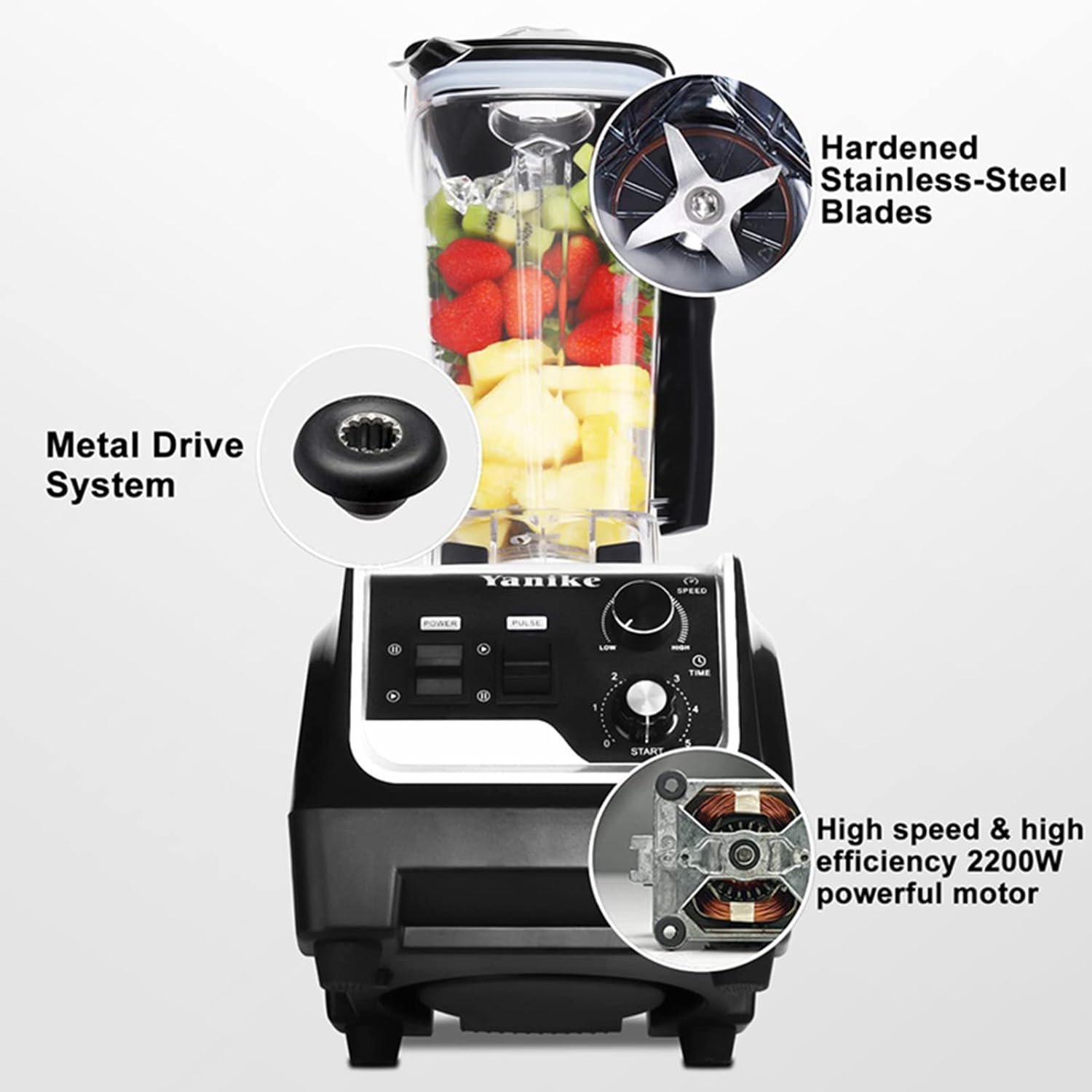 Blender Smoothie Blender, 2200W High Speed Professional Countertop Blender for Shakes and Smoothies, Commercial Blender Built-in Timer, 70OZ BPA-Free Tritan for Crushing Ice,Frozen Dessert,Salsa,Juice (Countertop Blender) Blender Smoothie Blender, 2200W High Speed Professional Countertop Blender for Shakes and Smoothies, Commercial Blender Built-in Timer, 70OZ BPA-Free Tritan for Crushing Ice,Frozen Dessert,Salsa,Juice (Countertop Blender)